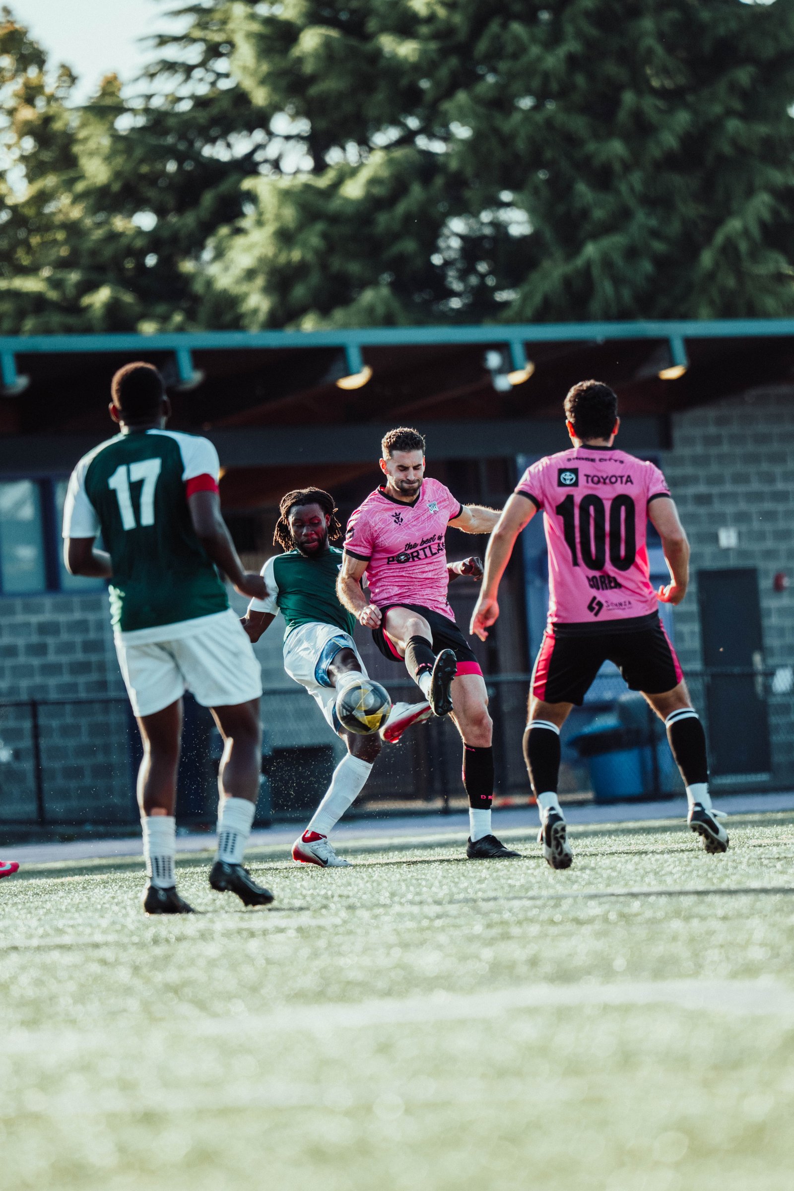 Rose City Deportivo players in action